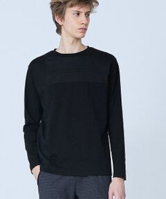 5351POUR LES HOMMES / 5351プール・オム Tシャツ | 【3素材コンビ】コンビネーション 長袖 Tシャツ【予約】