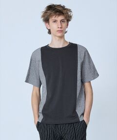 5351POUR LES HOMMES / 5351プール・オム Tシャツ | 【異素材MIX】半袖 Tシャツ【予約】