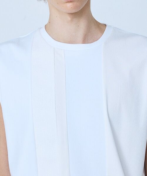 5351POUR LES HOMMES / 5351プール・オム Tシャツ | 【コンビネーション】ノースリーブ Tシャツ【予約】 | 詳細4