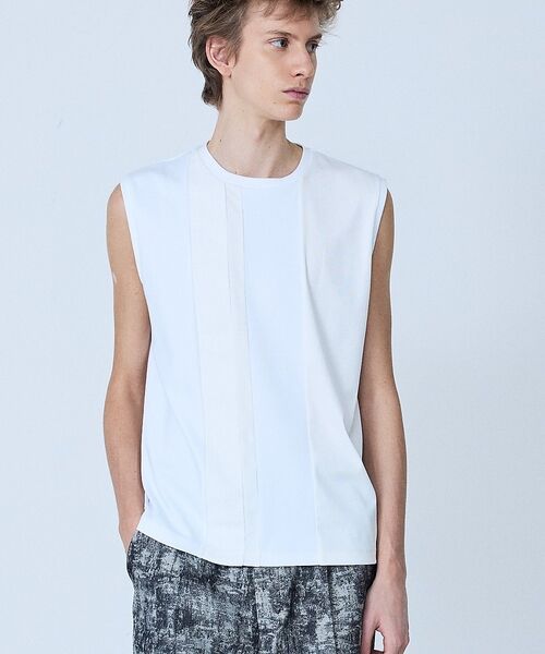 5351POUR LES HOMMES / 5351プール・オム Tシャツ | 【コンビネーション】ノースリーブ Tシャツ【予約】 | 詳細7