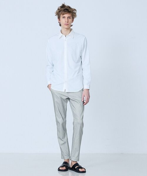 5351POUR LES HOMMES / 5351プール・オム パンツ | 【ハイストレッチ】ツイル テーパード スキニー パンツ | 詳細13