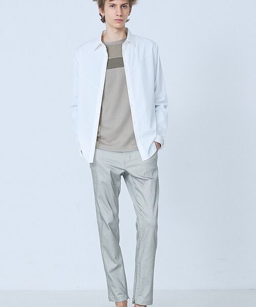 5351POUR LES HOMMES / 5351プール・オム パンツ | ツイル テーパード スキニー パンツ【予約】 | 詳細7