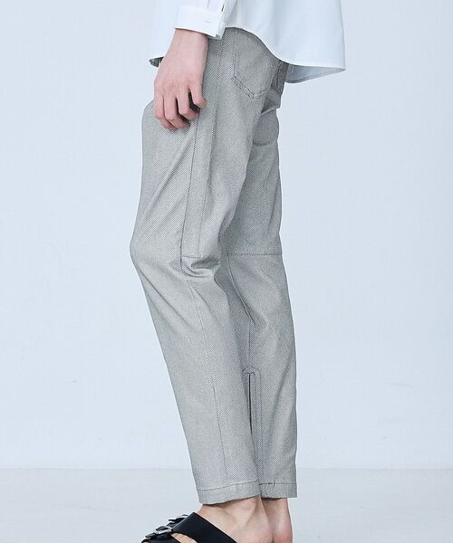 5351POUR LES HOMMES / 5351プール・オム パンツ | ツイル テーパード スキニー パンツ【予約】（グレー）