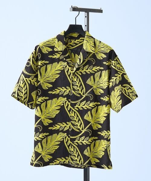 5351POUR LES HOMMES / 5351プール・オム シャツ・ブラウス | エンブロイダリー オープンカラーシャツ【予約】 | 詳細1