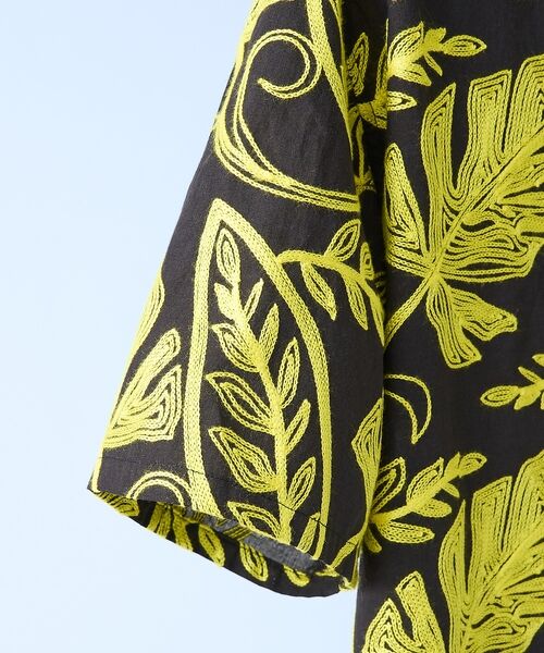 5351POUR LES HOMMES / 5351プール・オム シャツ・ブラウス | エンブロイダリー オープンカラーシャツ【予約】 | 詳細4