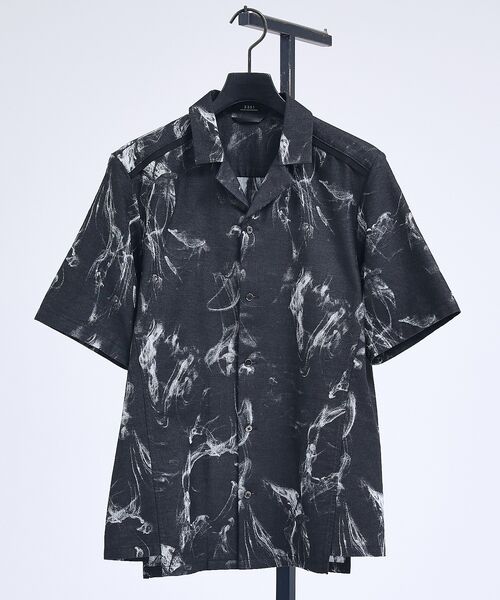 5351POUR LES HOMMES / 5351プール・オム シャツ・ブラウス | 【セットアップ対応】スモーク ジャガード 半袖シャツ【予約】 | 詳細2