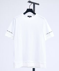 5351POUR LES HOMMES / 5351プール・オム Tシャツ | レイヤード スタッズ 半袖Tシャツ【予約】