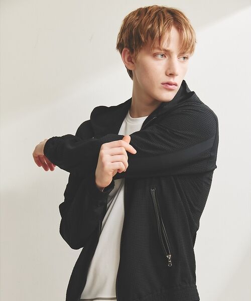 5351POUR LES HOMMES / 5351プール・オム ブルゾン | 【セットアップ対応】トリコット プリント ジョガー フーディー | 詳細20