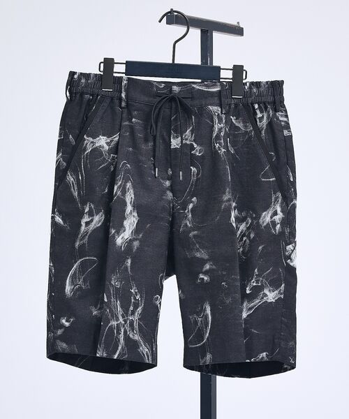 5351POUR LES HOMMES / 5351プール・オム ショート・ハーフ・半端丈パンツ | 【セットアップ対応】スモーク ジャガード ショートパンツ【予約】 | 詳細2