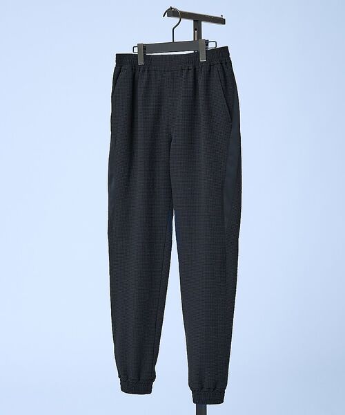 5351POUR LES HOMMES / 5351プール・オム パンツ | 【セットアップ対応】トリコット プリント ジョガー パンツ【予約】（ブラック）