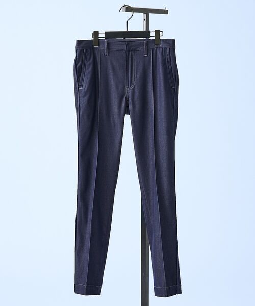 5351POUR LES HOMMES / 5351プール・オム スラックス・ドレスパンツ | 【デニムライク】 ストレッチ テーパードスラックス【予約】 | 詳細6