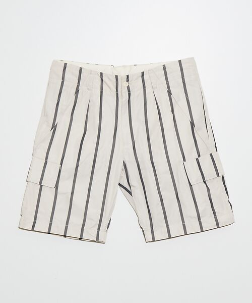 5351POUR LES HOMMES / 5351プール・オム ショート・ハーフ・半端丈パンツ | マイクロメモリークロスハーフカーゴ（アイボリー）