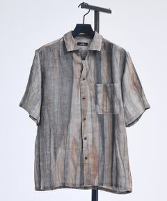 5351POUR LES HOMMES / 5351プール・オム シャツ・ブラウス | スキッパー リネン プリントシャツ【予約】