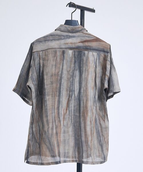 5351POUR LES HOMMES / 5351プール・オム シャツ・ブラウス | スキッパー リネン プリントシャツ【予約】 | 詳細2