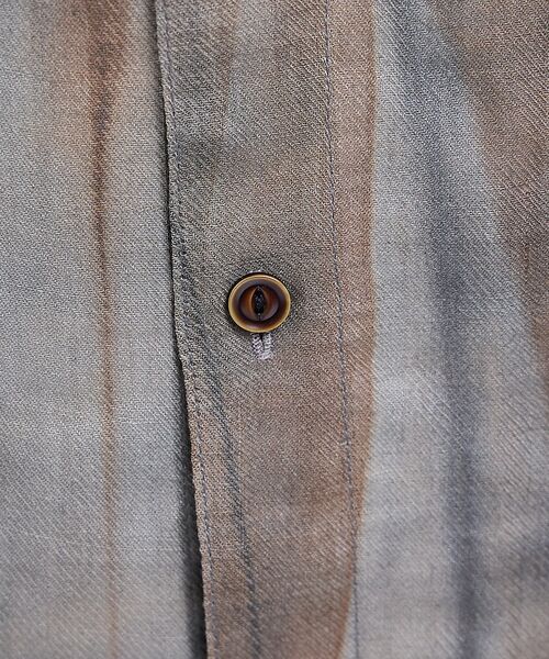 5351POUR LES HOMMES / 5351プール・オム シャツ・ブラウス | スキッパー リネン プリントシャツ【予約】 | 詳細5