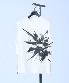 5351POUR LES HOMMES / 5351プール・オム キャミソール・チューブトップ | ジップ ノースリーブTシャツ【予約】