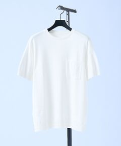 5351POUR LES HOMMES / 5351プール・オム Tシャツ | 【シルケットコットン】セーターマシーン  クルーネック ニットTシャツ【予約】