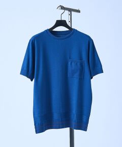5351POUR LES HOMMES / 5351プール・オム Tシャツ | 【シルケットコットン】セーターマシーン  クルーネック ニットTシャツ【予約】