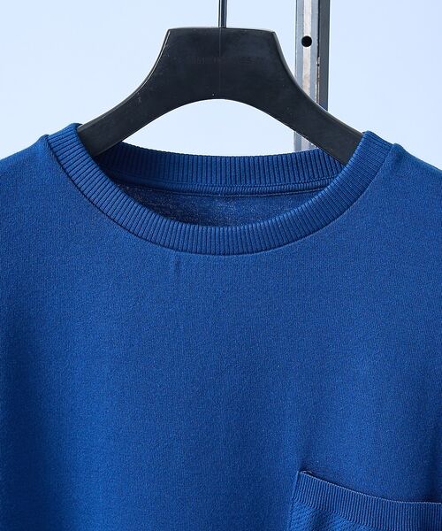 5351POUR LES HOMMES / 5351プール・オム Tシャツ | 【シルケットコットン】セーターマシーン クルーネック ニットTシャツ【予約】 | 詳細4