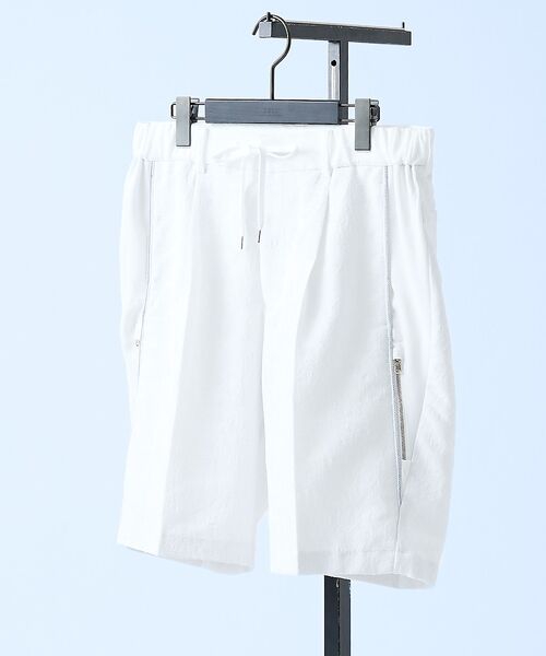 5351POUR LES HOMMES / 5351プール・オム ショート・ハーフ・半端丈パンツ | 【リネンライク】タイガー ジャガード ショートパンツ【予約】 | 詳細1