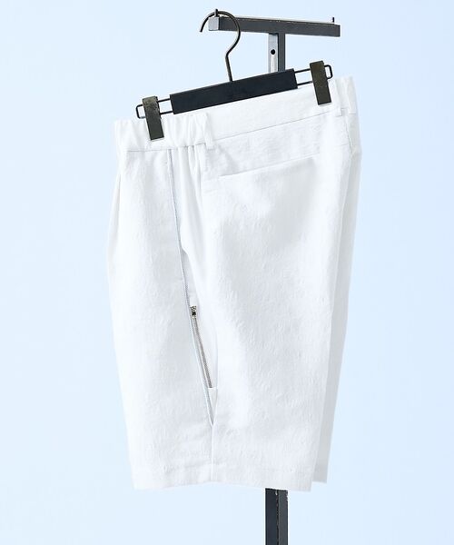 5351POUR LES HOMMES / 5351プール・オム ショート・ハーフ・半端丈パンツ | 【リネンライク】タイガー ジャガード ショートパンツ【予約】 | 詳細2