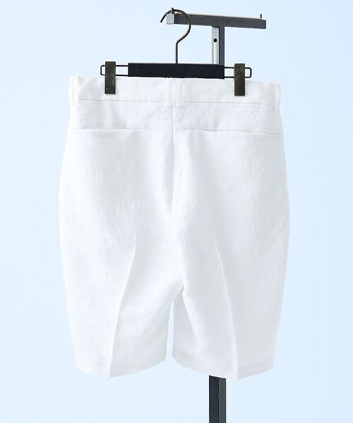 5351POUR LES HOMMES / 5351プール・オム ショート・ハーフ・半端丈パンツ | 【リネンライク】タイガー ジャガード ショートパンツ【予約】 | 詳細3