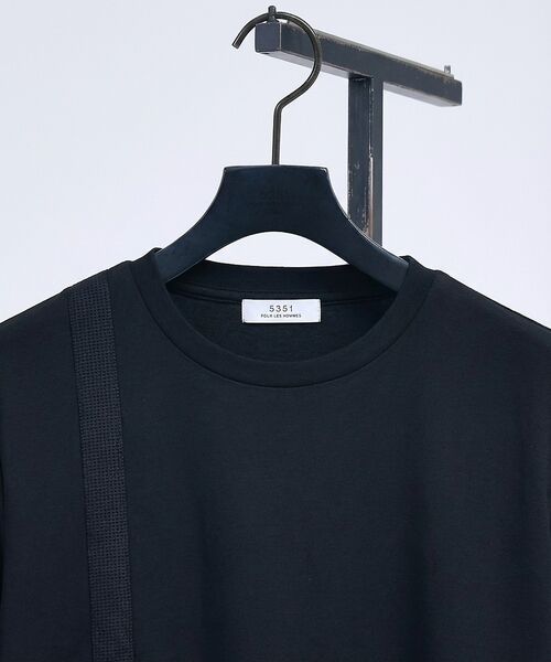 5351POUR LES HOMMES / 5351プール・オム Tシャツ | 【Wide L-Line】半袖Tシャツ【予約】 | 詳細5