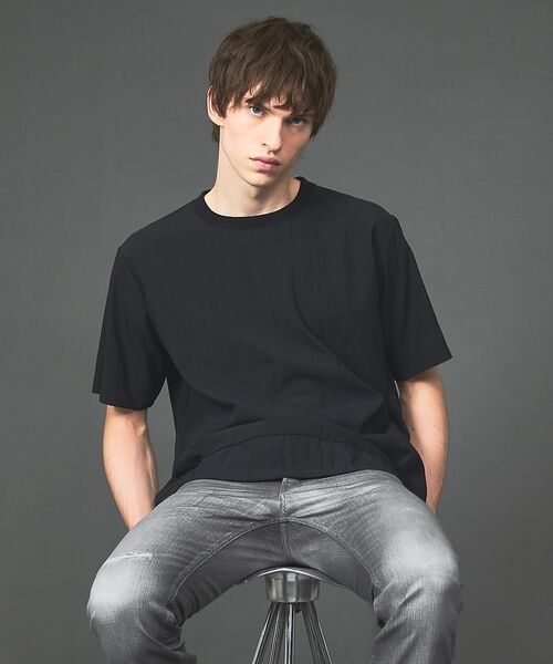 5351POUR LES HOMMES / 5351プール・オム Tシャツ | 【セットアップ対応】セルロース ナイロン 半袖Tシャツ | 詳細13