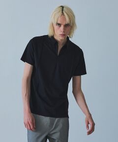 5351POUR LES HOMMES / 5351プール・オム ポロシャツ | スリットジップ ピンタック ポロシャツ【予約】