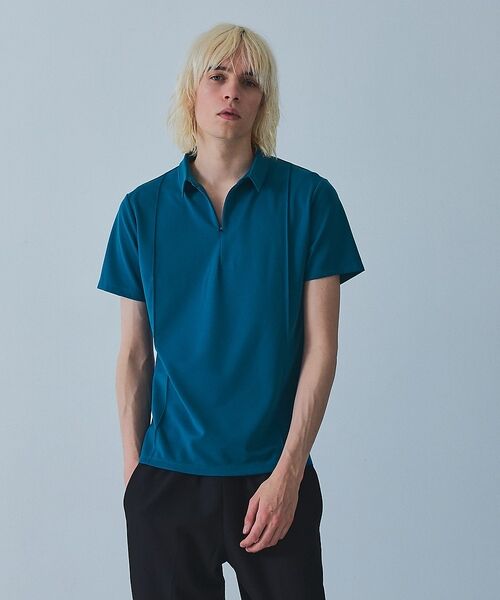 5351POUR LES HOMMES / 5351プール・オム ポロシャツ | スリットジップ ピンタック ポロシャツ【予約】 | 詳細7