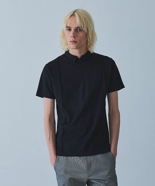 5351POUR LES HOMMES / 5351プール・オム ポロシャツ | スリットジップ ピンタック ポロシャツ【予約】 | 詳細10