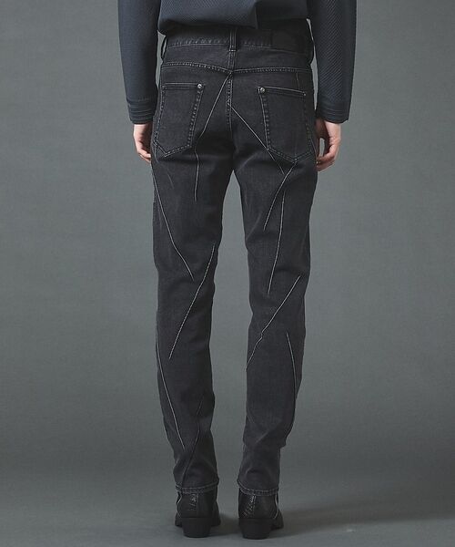 5351POUR LES HOMMES / 5351プール・オム デニムパンツ | ナイフチョップアップ テーパード スキニーデニム【予約】 | 詳細8