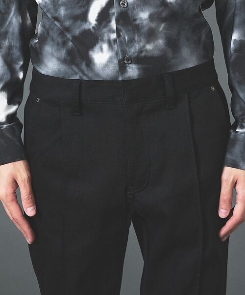 5351POUR LES HOMMES / 5351プール・オム スラックス・ドレスパンツ | 【セットアップ対応】タックテーパードデニムスラックス【予約】 | 詳細6