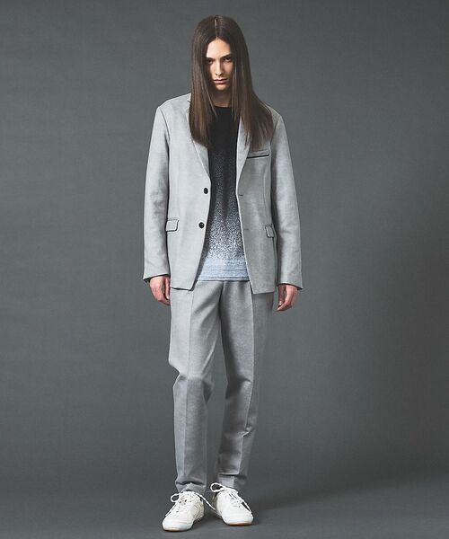 5351POUR LES HOMMES / 5351プール・オム スラックス・ドレスパンツ | スモーク千鳥 ダウンファブリック テーパードスラックス【予約】 | 詳細1