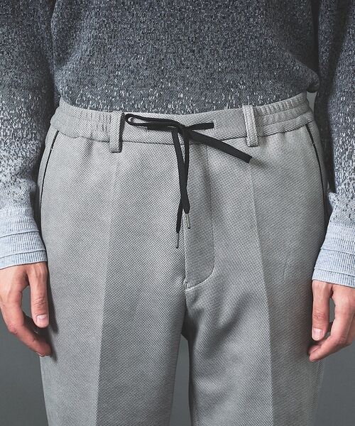 5351POUR LES HOMMES / 5351プール・オム スラックス・ドレスパンツ | スモーク千鳥 ダウンファブリック テーパードスラックス【予約】 | 詳細4