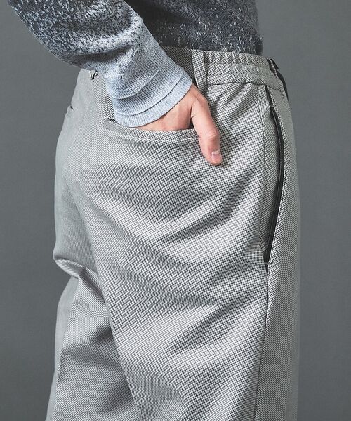 5351POUR LES HOMMES / 5351プール・オム スラックス・ドレスパンツ | スモーク千鳥 ダウンファブリック テーパードスラックス【予約】 | 詳細6
