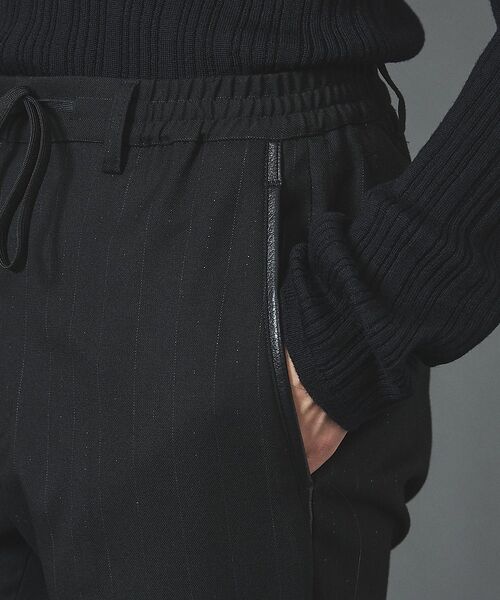 5351POUR LES HOMMES / 5351プール・オム スラックス・ドレスパンツ | 【セットアップ対応】ルレックス ストライプ テーパードスラックス【予約】 | 詳細11