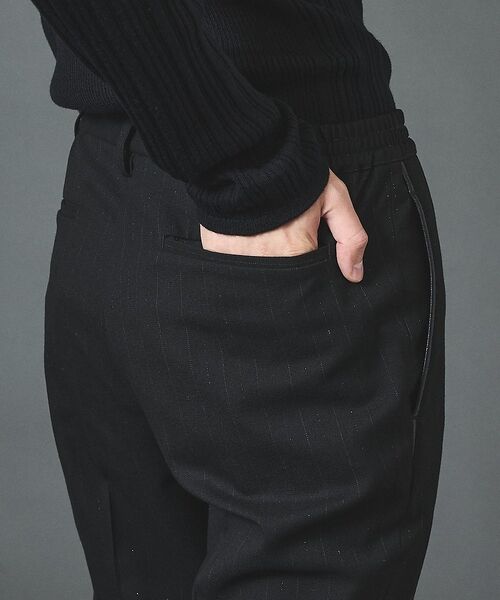 5351POUR LES HOMMES / 5351プール・オム スラックス・ドレスパンツ | 【セットアップ対応】ルレックス ストライプ テーパードスラックス【予約】 | 詳細12