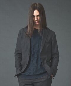 5351POUR LES HOMMES / 5351プール・オム テーラードジャケット | 【セットアップ対応】ルレックス ストライプ ノッチドラペル ジャケット【予約】