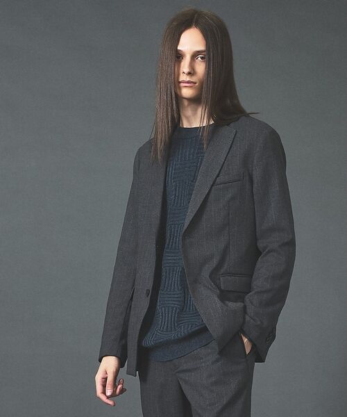 5351POUR LES HOMMES / 5351プール・オム テーラードジャケット | 【セットアップ対応】ルレックス ストライプ ノッチドラペル ジャケット【予約】 | 詳細17