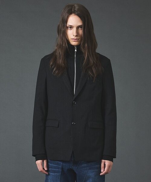 5351POUR LES HOMMES / 5351プール・オム テーラードジャケット | 【セットアップ対応】ルレックス ストライプ ノッチドラペル ジャケット【予約】 | 詳細2