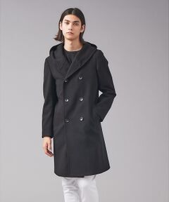 5351POUR LES HOMMES / 5351プール・オム その他アウター | 【NOIR】カットメルトンフーディーコート