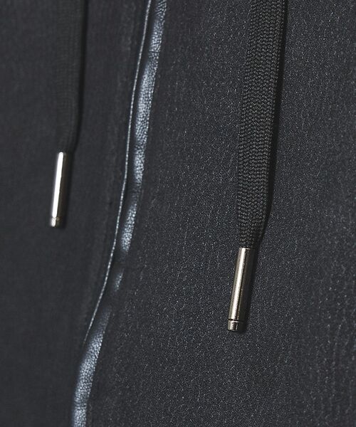 5351POUR LES HOMMES / 5351プール・オム パーカー | 【セットアップ対応】エンボス ストレッチ スウェード ジップ フーディー【予約】 | 詳細12