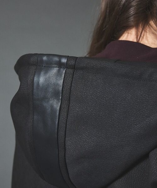 5351POUR LES HOMMES / 5351プール・オム パーカー | 【セットアップ対応】エンボス ストレッチ スウェード ムートン ジップフーディー | 詳細15