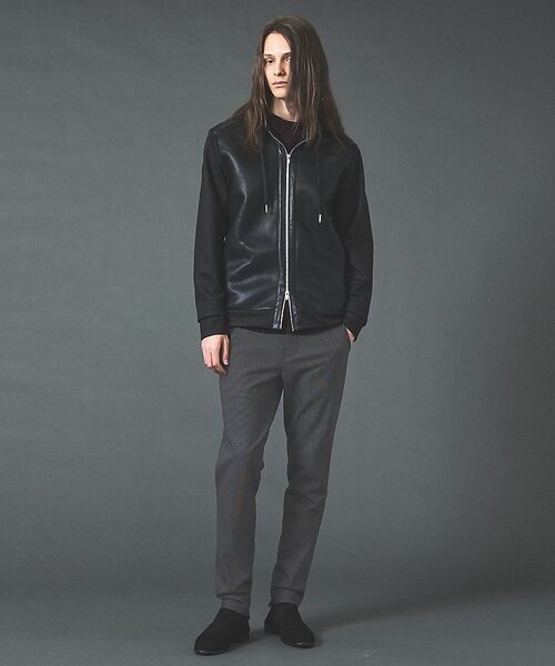 5351POUR LES HOMMES / 5351プール・オム パーカー | 【セットアップ対応】エンボス ストレッチ スウェード ムートン ジップフーディー | 詳細19