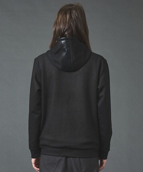 5351POUR LES HOMMES / 5351プール・オム パーカー | 【セットアップ対応】エンボス ストレッチ スウェード ムートン ジップフーディー | 詳細7