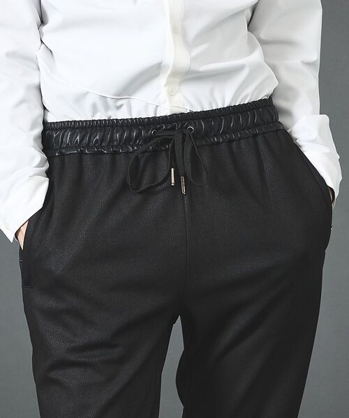5351POUR LES HOMMES / 5351プール・オム パンツ | 【セットアップ対応】エンボス ストレッチ スウェード ジョガーパンツ【予約】 | 詳細10