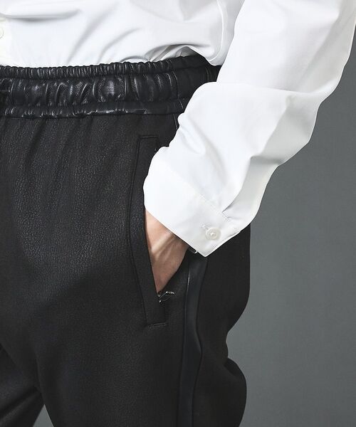 5351POUR LES HOMMES / 5351プール・オム パンツ | 【セットアップ対応】エンボス ストレッチ スウェード ジョガーパンツ【予約】 | 詳細11
