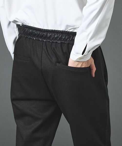 5351POUR LES HOMMES / 5351プール・オム パンツ | 【セットアップ対応】エンボス ストレッチ スウェード ジョガーパンツ【予約】 | 詳細12