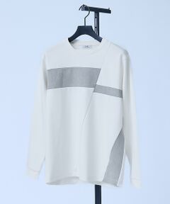 5351POUR LES HOMMES / 5351プール・オム Tシャツ | コンビネーション スエード 長袖Tシャツ【予約】